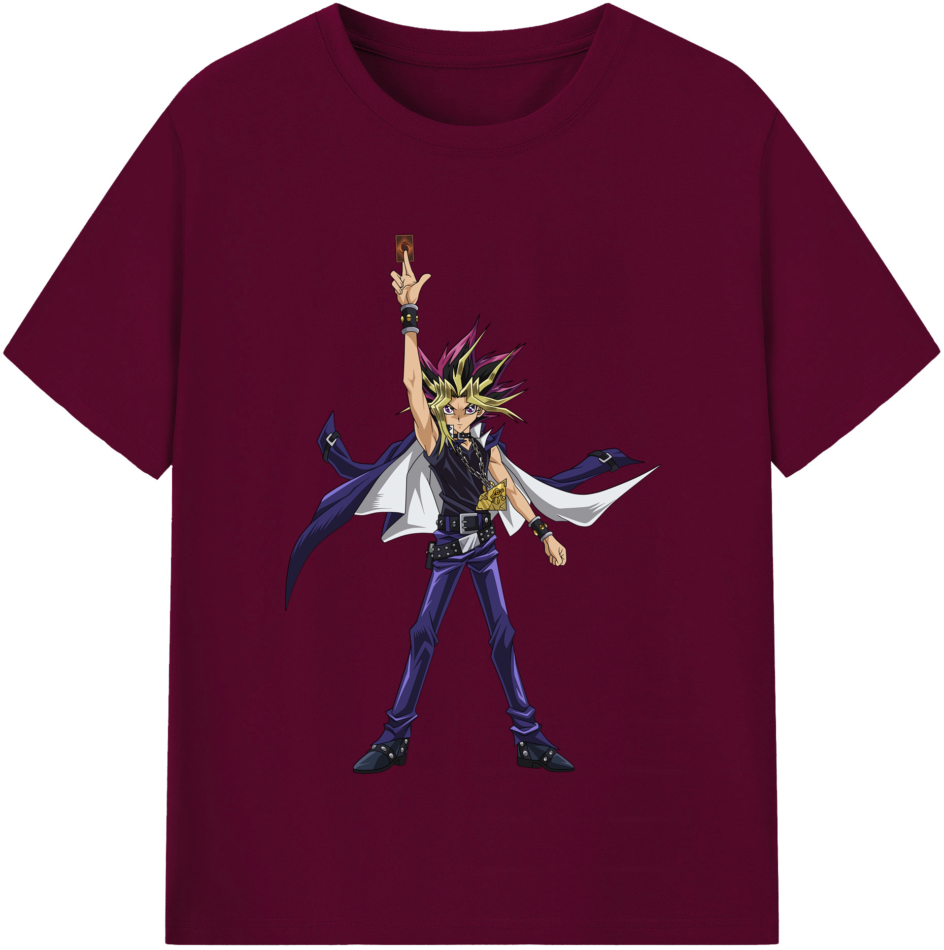 （画像用） 遊☆戯☆王 Yu-Gi-Oh! レディースカジュアルプリントTシャツ（綿100％）
